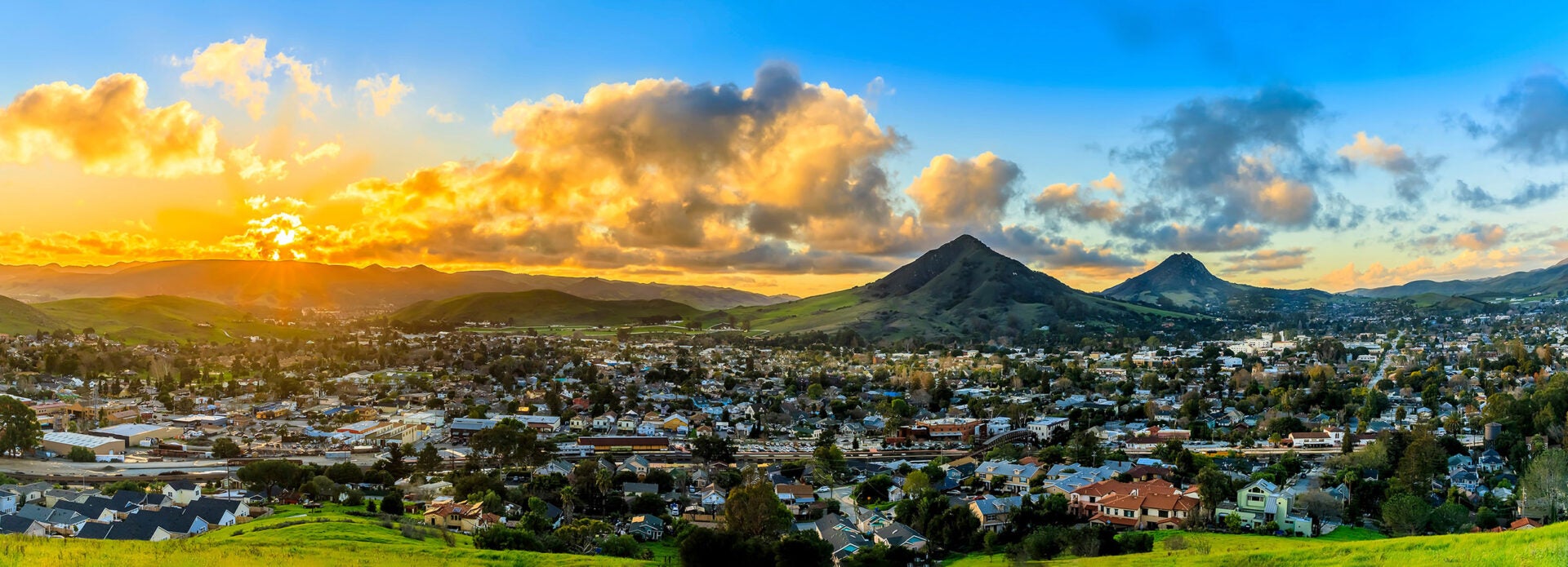 Panorama from Terrace Hill, San Luis Obispo, CA