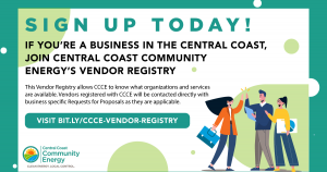 Central Coast Community Energy Seeks To Increase Local Economic Impact Through New Local Vendor Registry