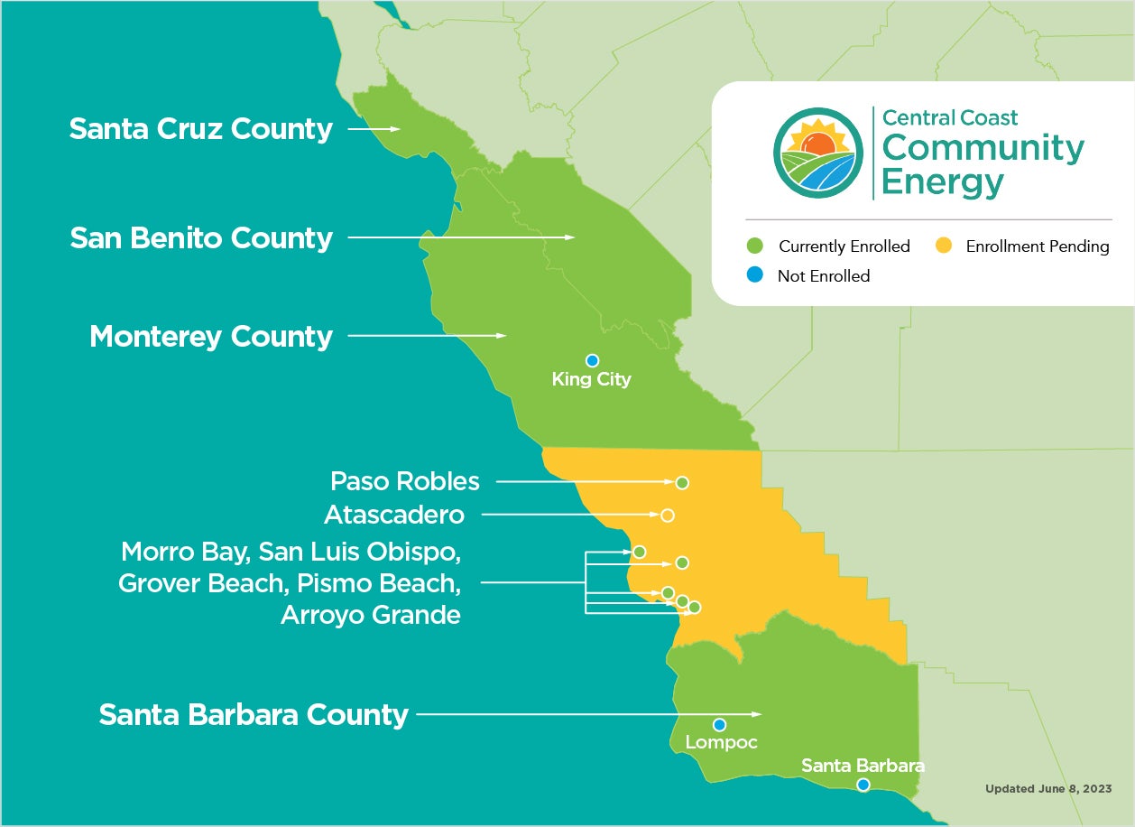 City of Atascadero, County of San Luis Obispo Partner with 3CE to Provide Clean Energy Services Starting in 2025